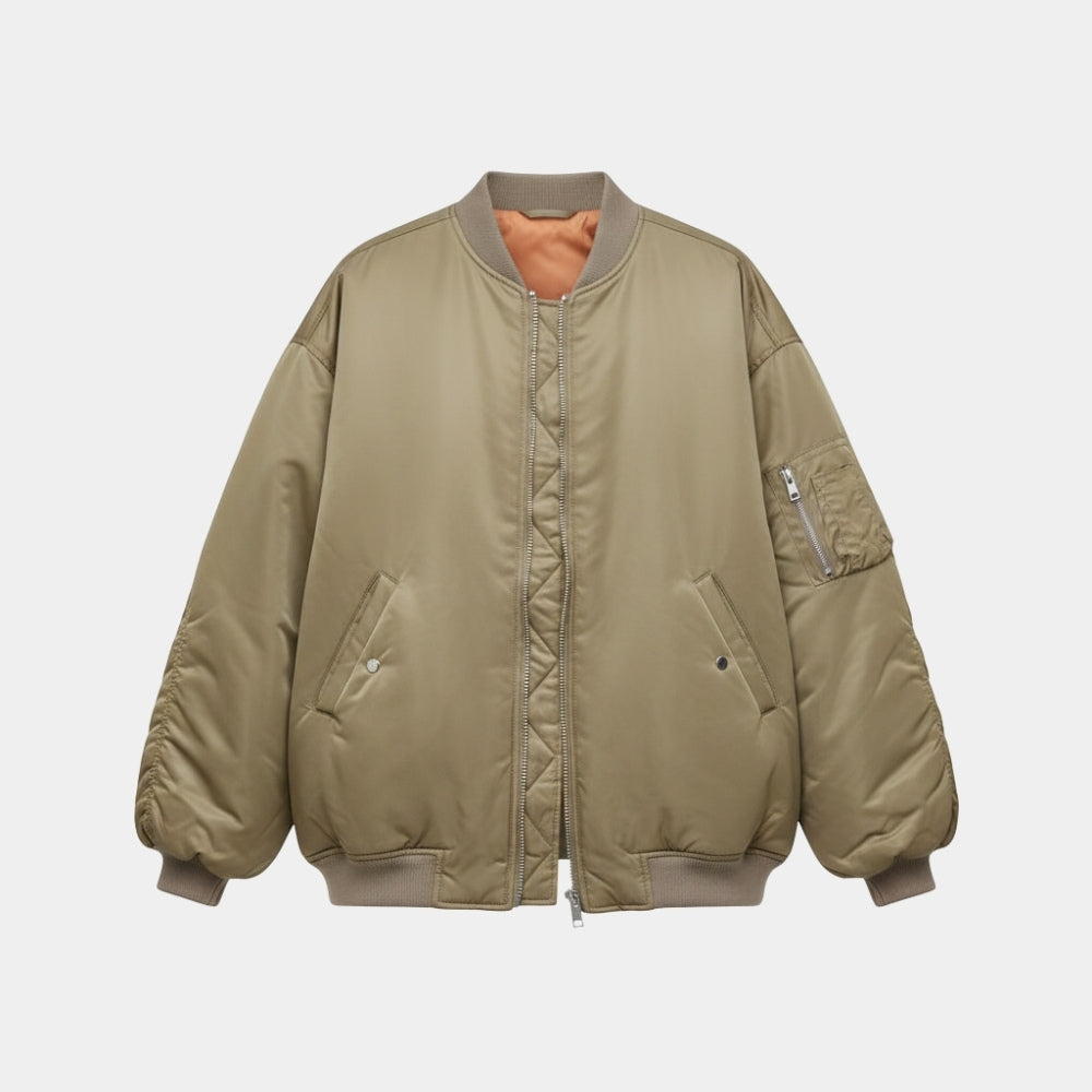 Steal S01 Sophie Turner Parachute Bomber Jacket