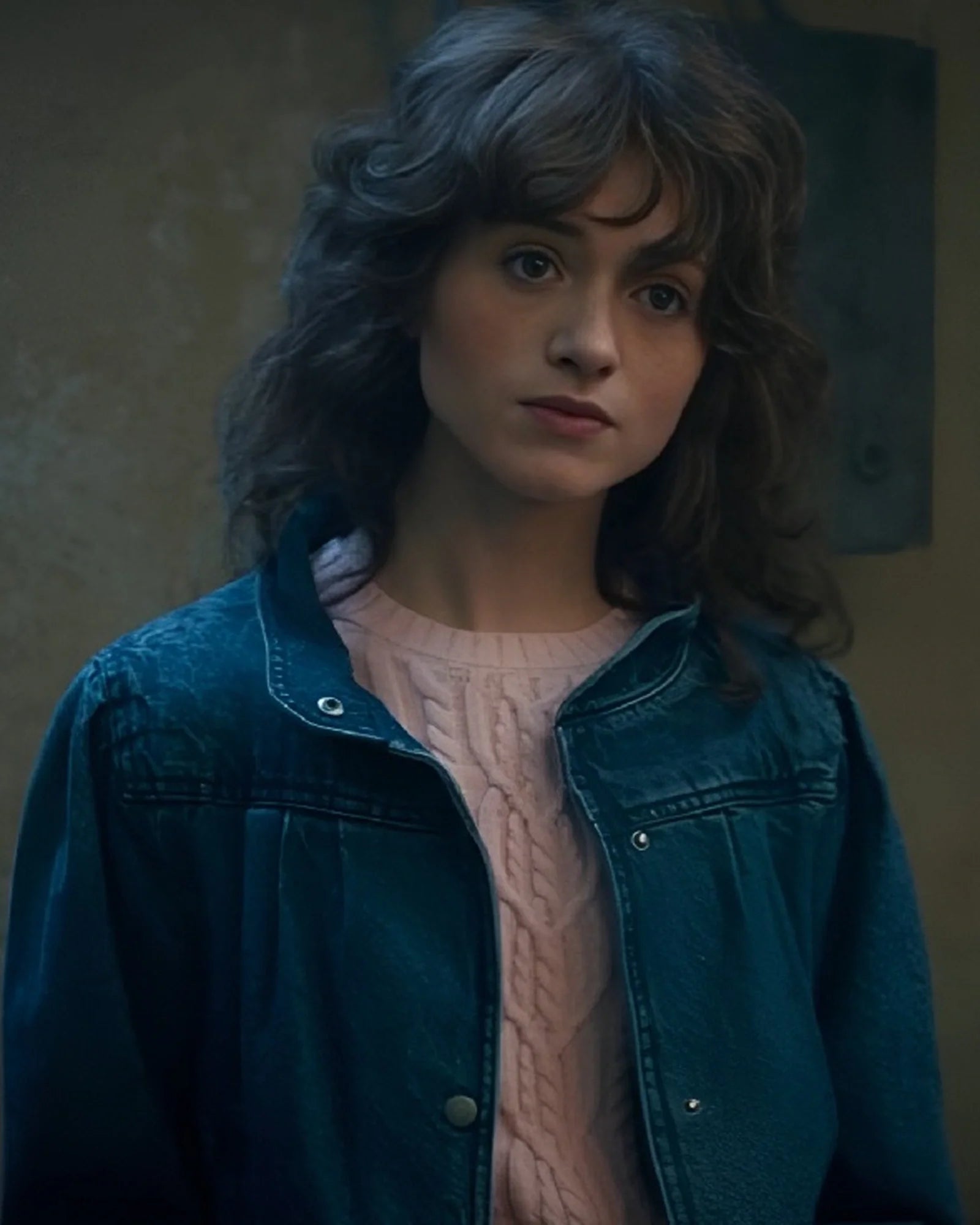 Stranger Things S05 Natalia Dyer Blue Denim Jacket