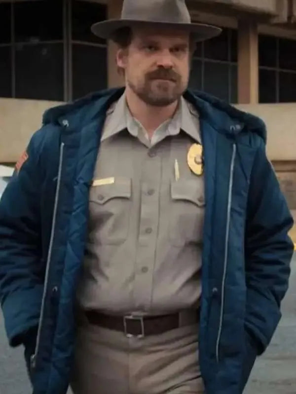 Stranger Things S02 Jim Hopper Blue Jacket
