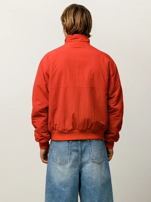 Stussy-Polar-Fleece-Lined-Red-Jacket