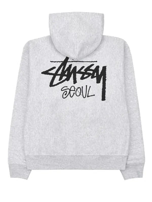 Stussy Seoul Hoodie Grey Sale