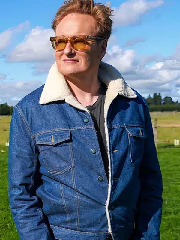 Conan O Brien Must Go S02 Sherpa Denim Jacket