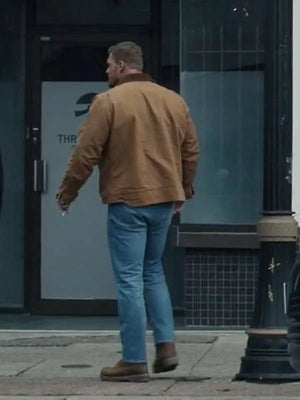 TV Series Reacher 2023 Alan itchson Brown Jacket