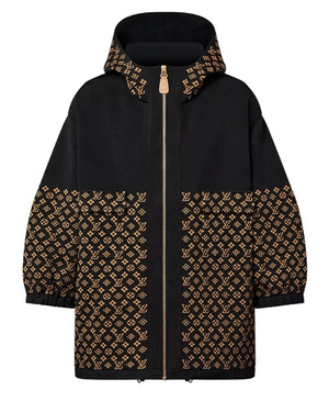 Taylor-Swift-Louis-Vuitton-Brown-And-Black-Jacket