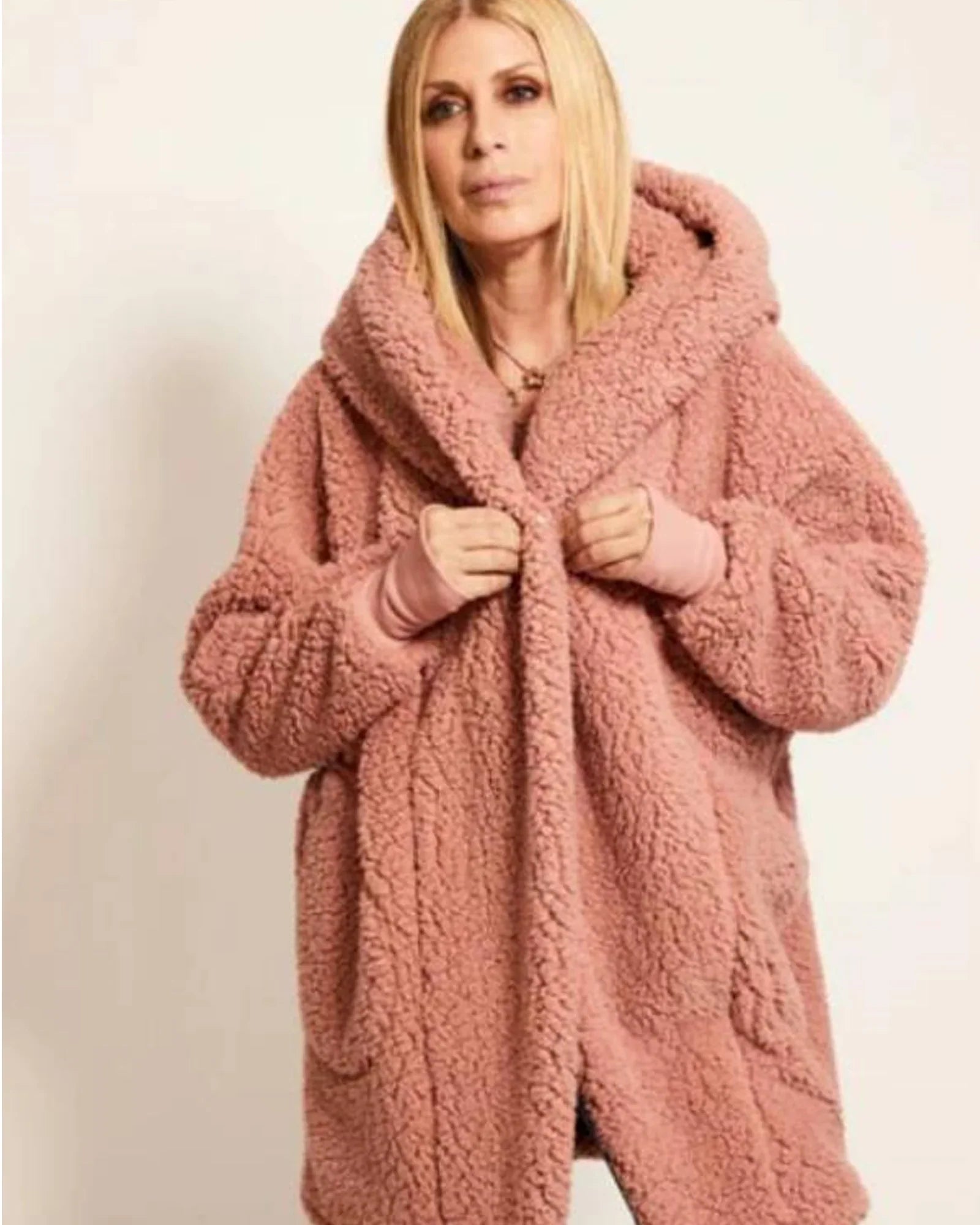 The Today Show Jill Martin Pink Warrior Sherpa Jacket