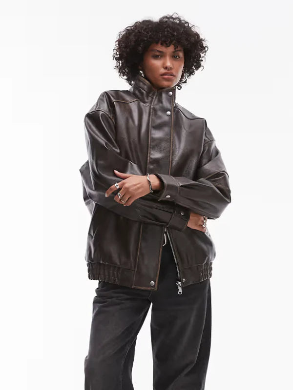 Topshop-Faux-Leather-Super-Oversized-Bomber-Jacket-With-Borg-Lining-In-Brown