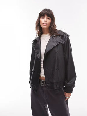 Topshop-Oversized-Bubble-Faux-Leather-Mac-Bomber-Jacket-In-Black