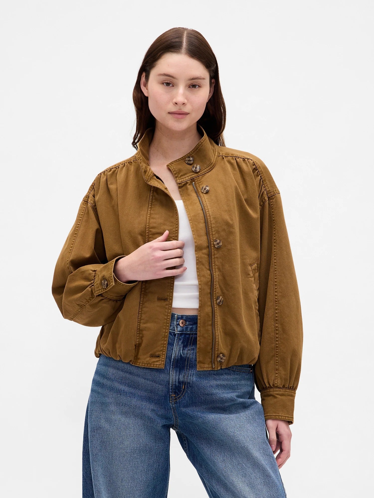GAP Twill Bubble Jacket