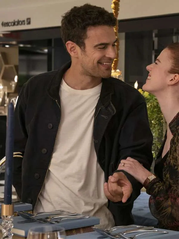 Theo James The Time Traveler’s Wife Black Cotton Jacket