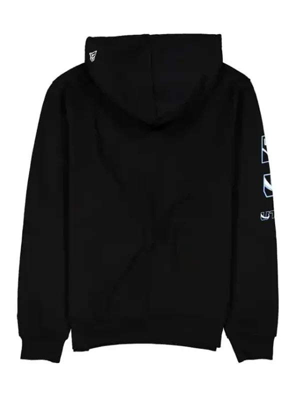 Utah-Mammoth-Logo-Printed-Black-Pullover-Hoodie-Back