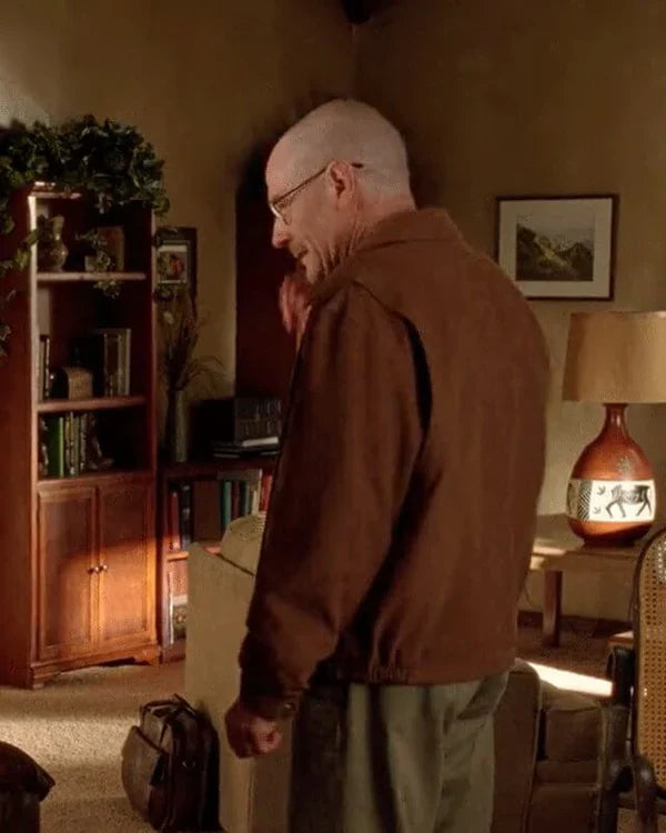 Breaking Bad Brown Bryan Cranston Brown Cotton Jacket
