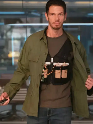 Watson S02 green cotton jacket casual wear

