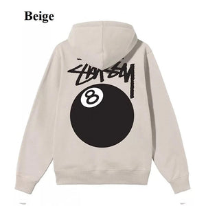 beige stussy hoodie​