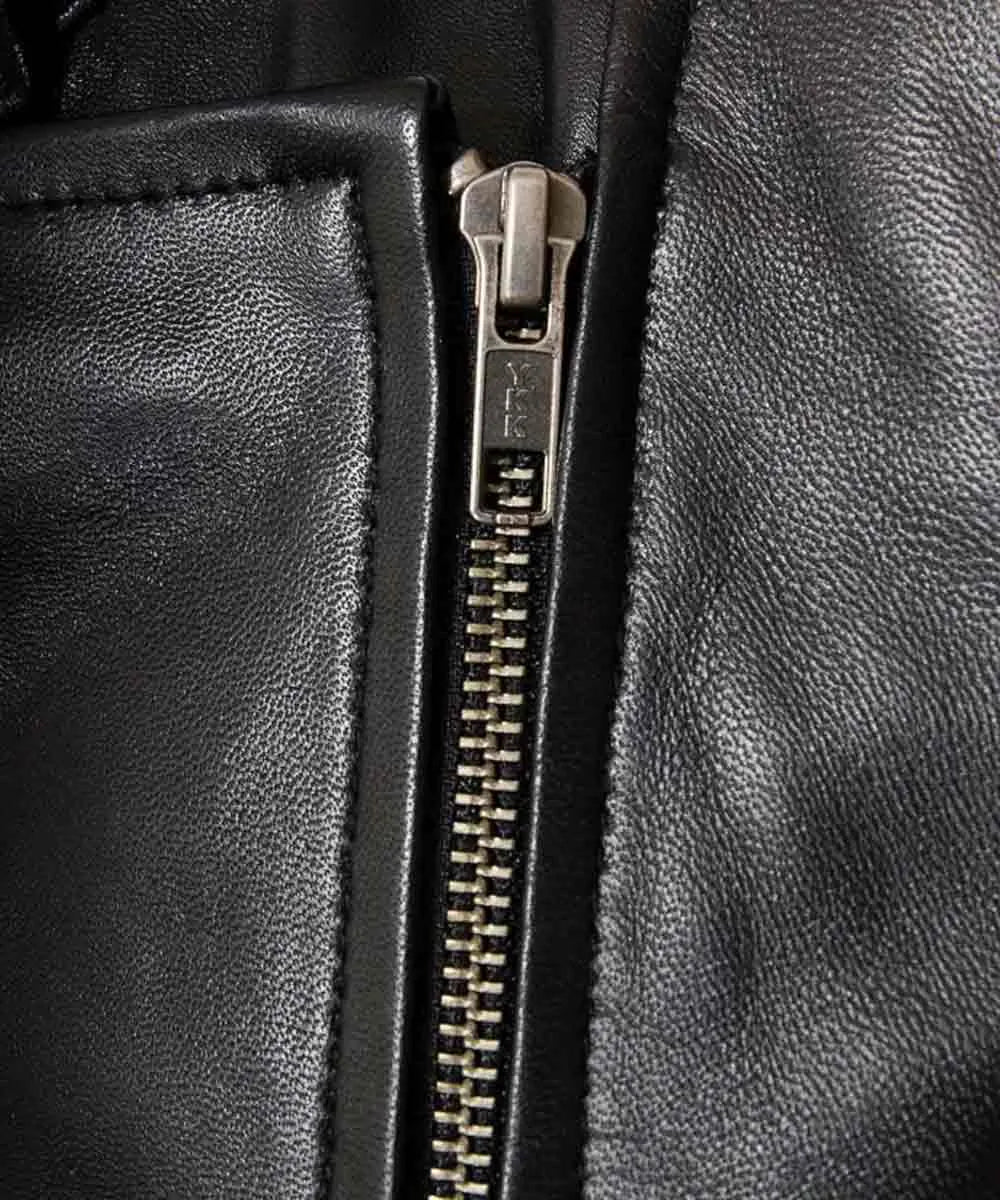 Cropped Leather Jacket, Women Biker Jacket Zing Apparel