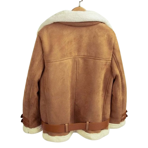 Womens B3 RAF Aviator Shearling Leather Jacket Buy