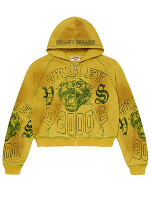 Yellow Vale Hoodie Zip