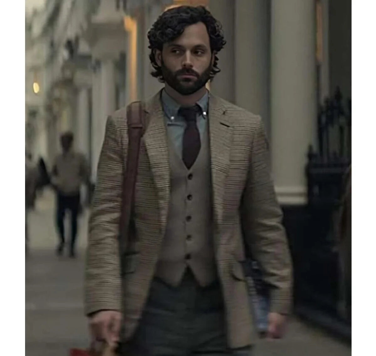 You_Season_4_Penn_Badgley_Checkered_Blazer