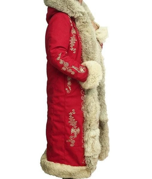 Women Christmas Chronicles Mrs. Claus Coat Zing Apparel