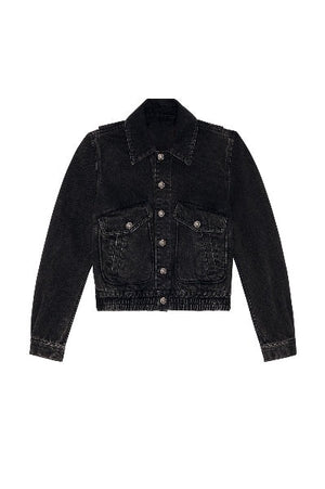 Black Denim Jacket Women, Diesel 'De-Tracy' Zing Apparel