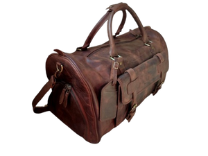 Best Leather Duffle Bag, Premium Lining Zing Apparel