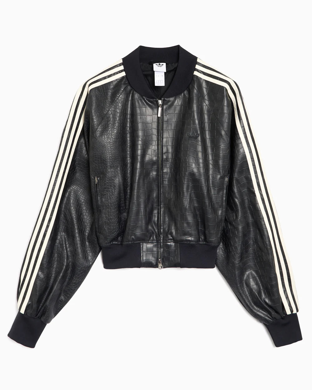 Adidas Black Leather Jacket Women