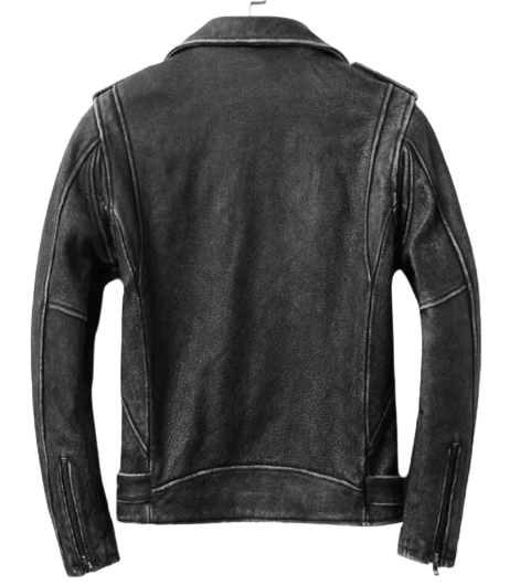 Stonewash Distressed Vintage Leather Jacket