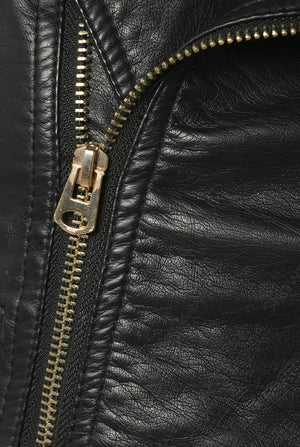 Women Biker Jacket, Black Leather Jacket Zing Apparel